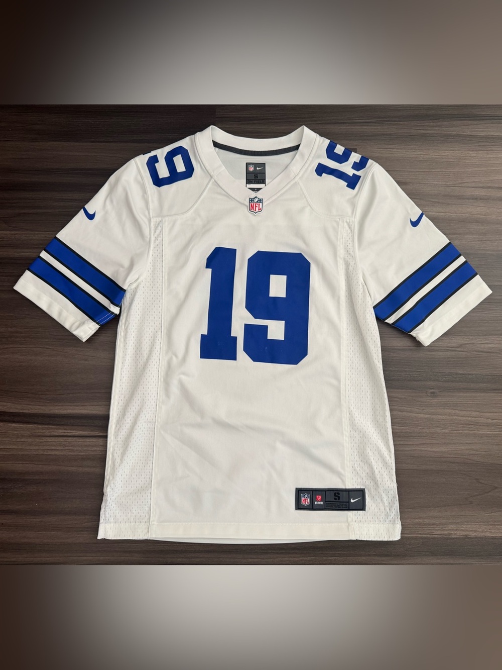 Nike Amari Cooper #19 Dallas Cowboys Nike On Field Game Away Jersey Men Small
